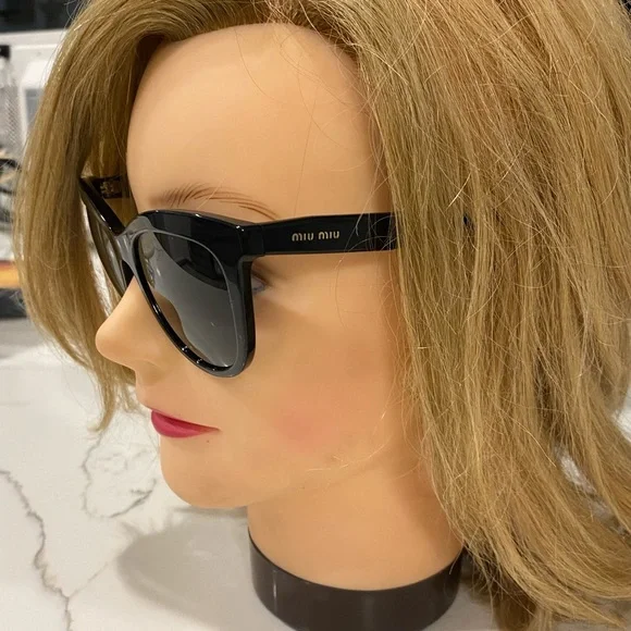 MIU MIU Black Sunglasses - Picture 4 of 12